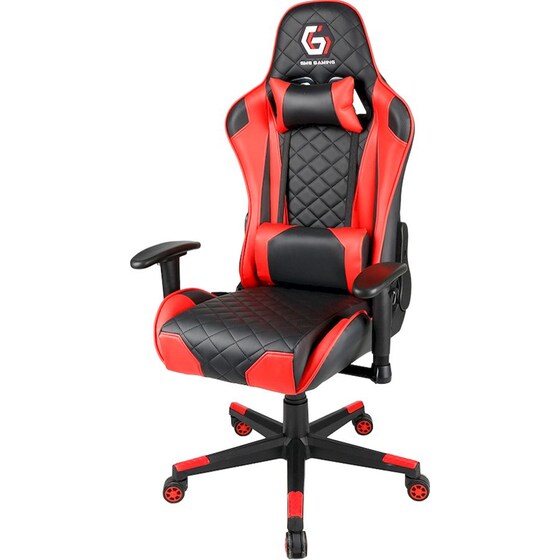 Gaming Καρέκλα Gembird GC-03-BR από Τεχνητό Δέρμα - Μαύρο/ Κόκκινο image 8