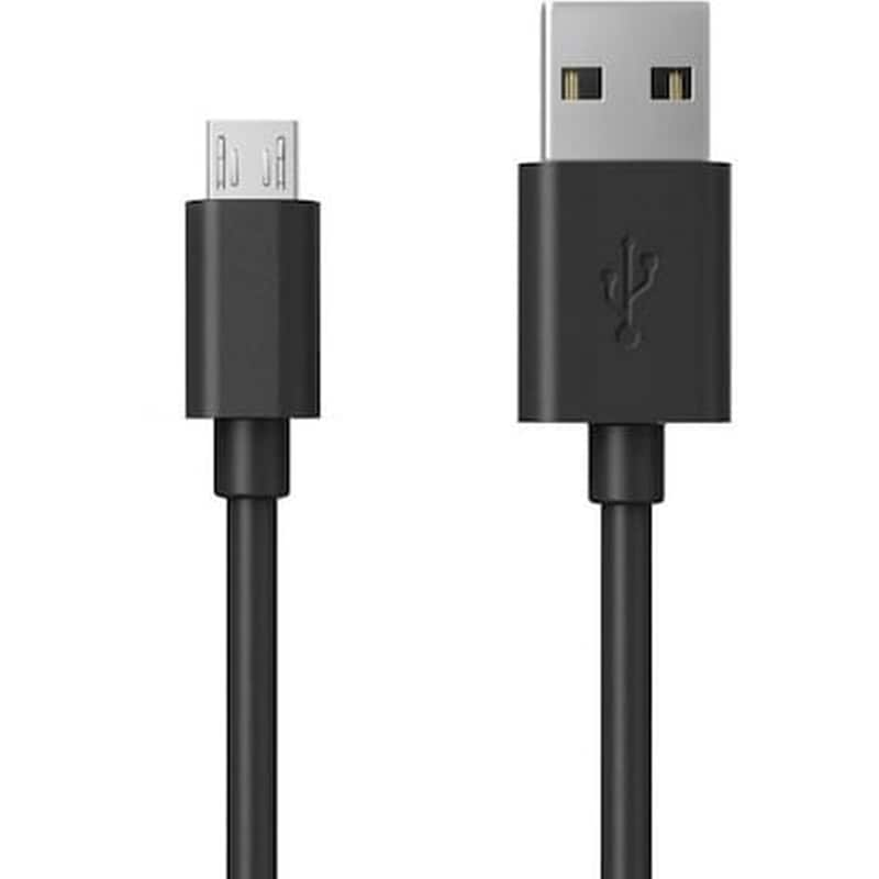 REALPOWER Καλώδιο RealPower USB-A Male σε micro USB Male - 0.6m