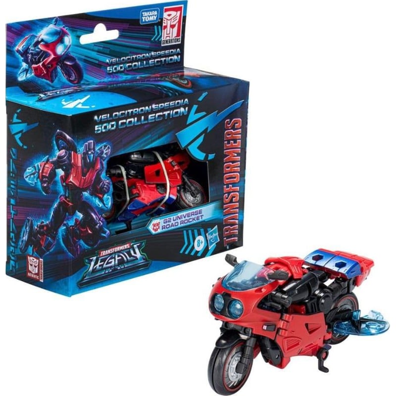 HASBRO Φιγούρα Δράσης Hasbro Transformers: Legacy - Velocitron Speedia 500 Collection G2 Universe Road Rocket Φιγούρα Δράσης