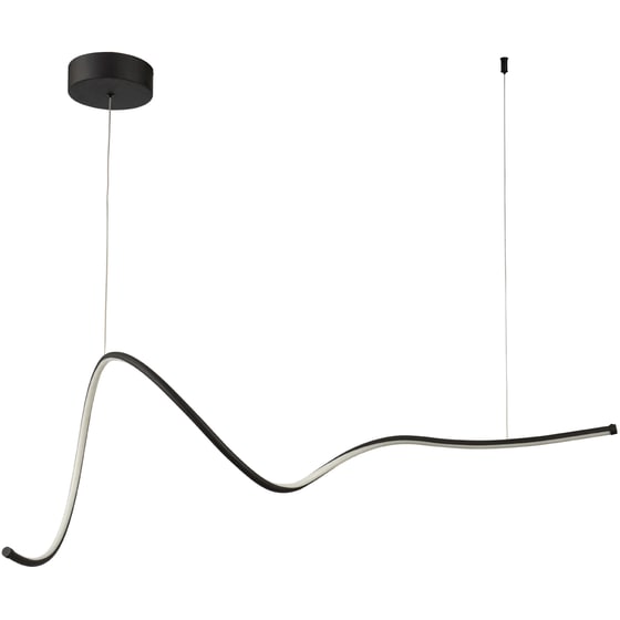 Φωτιστικό Οροφής Homelighting Krishna LED 3000K Αλουμίνιο 40x30cm - Μαύρο image 0