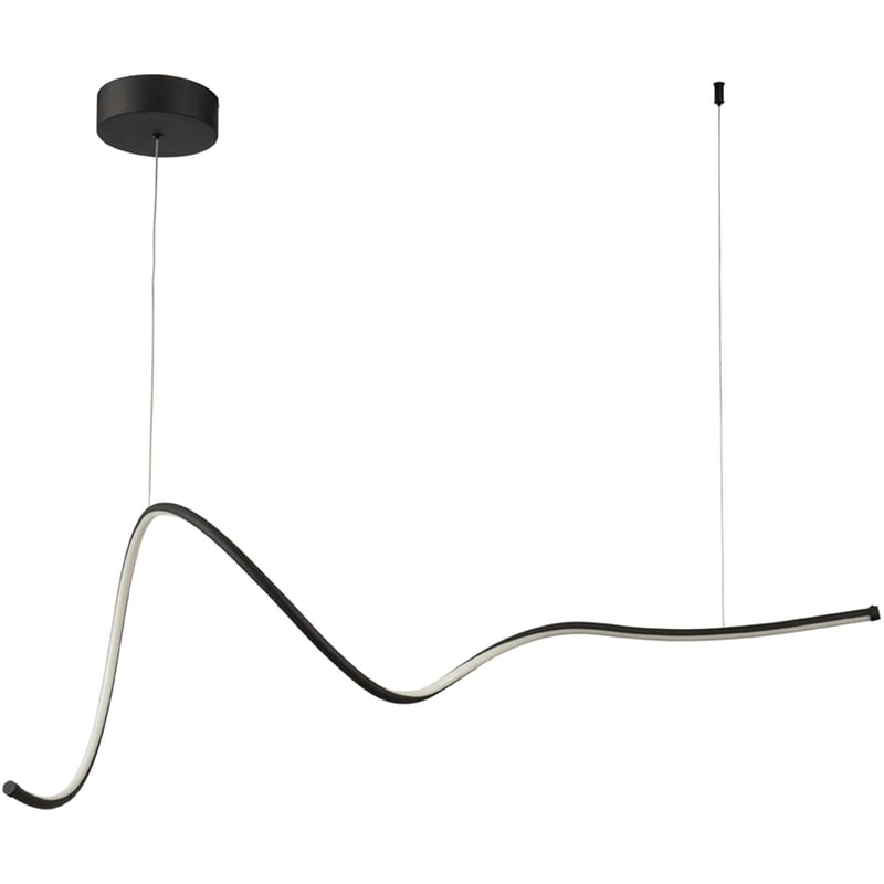 Φωτιστικό Οροφής Homelighting Krishna LED 3000K Αλουμίνιο 40x30cm - Μαύρο