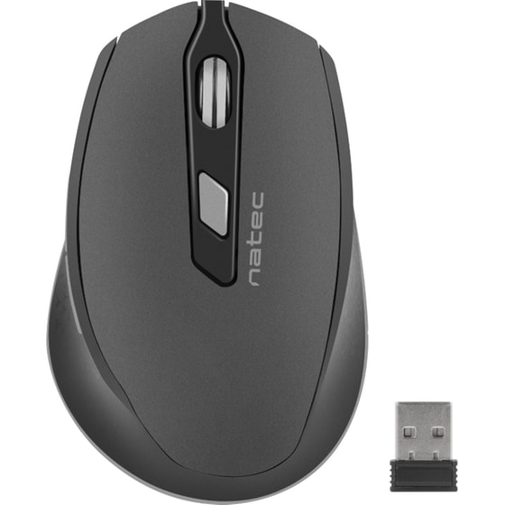 Natec Siskin Silent Ασύρματο Ποντίκι Μαύρο image 0