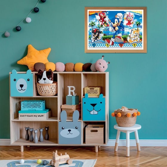 Παιδικό Παζλ Clementoni Maxi Super Color Sonic The Hedgehog (24 Κομμάτια) image 4