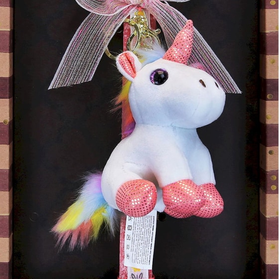 Λαμπάδα Synchronia Μπρελόκ Μονόκερος - Λευκός image 1