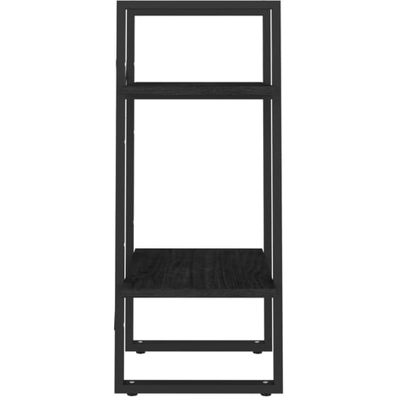 Βιβλιοθήκη VidaXL από Μέταλλο 40x30x70 cm - Μαύρo image 4