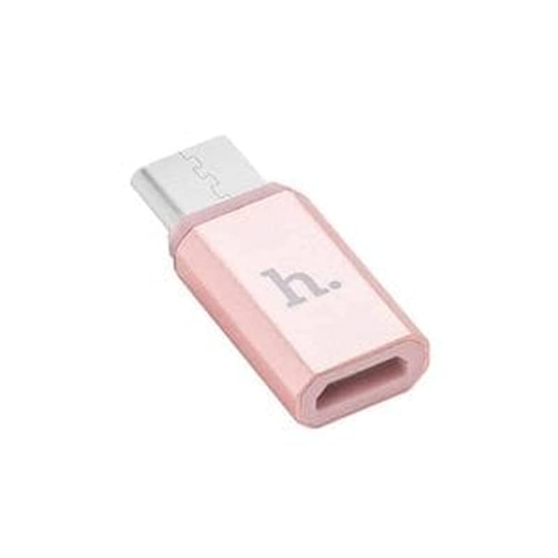 HOCO Αντάπτορας Hoco Ho-mtc-18 Micro Usb to Usb-C - Rose Gold