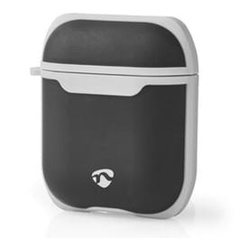 Θήκη Ακουστικών Nedis APCE100BKGY για Apple AirPods 1st/2nd Gen - Black / Grey