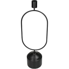 Κηροπήγιο ArteLibre Μαύρο Μεταλλικό 13 x 8.5 x 36 cm