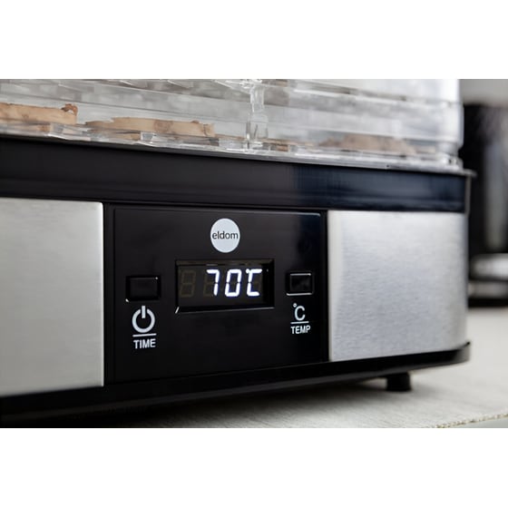 Αποξηραντής Τροφίμων ELDOM SG500 245 W Ασημί image 2