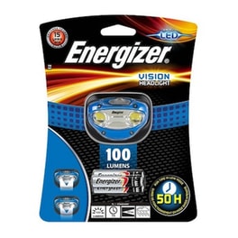 Φακός Κεφαλής Energizer Vision 2 Led 100 Lumens Με Μπαταρίες Aaa 3 Τεμ. Μπλέ