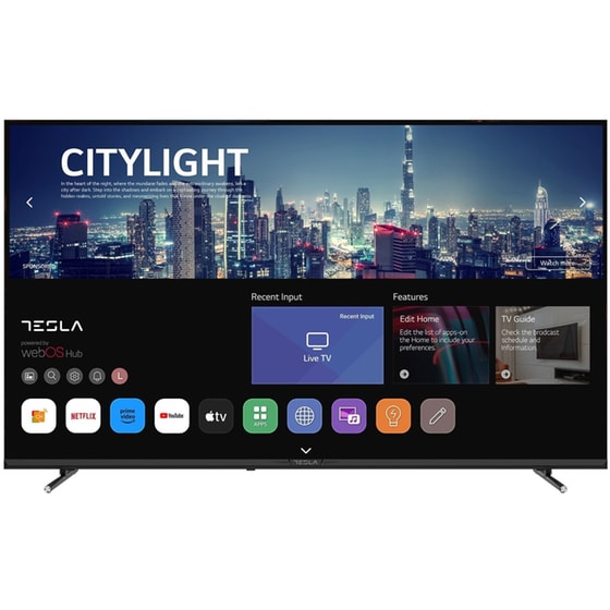 Tesla LED 55" 4K Smart Τηλεόραση 55E645BUW image 1