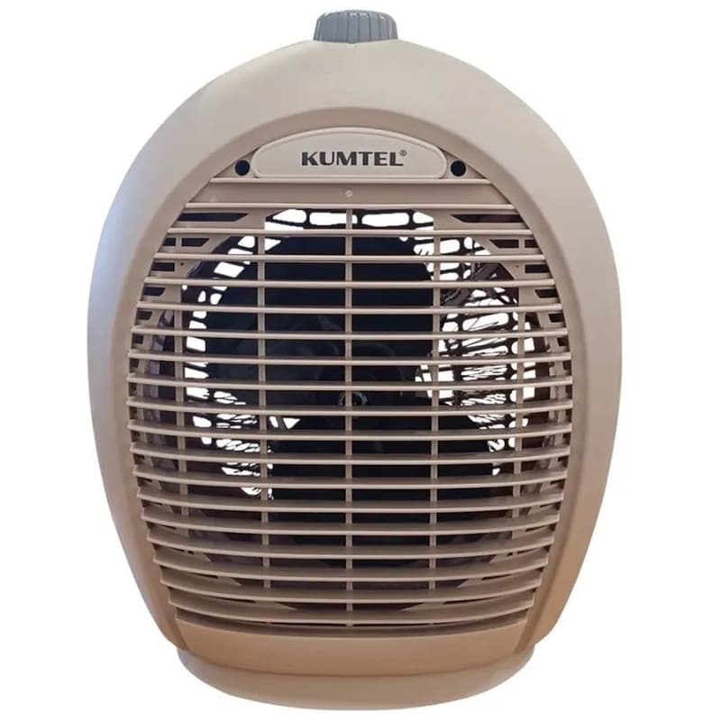 KUMTEL TWIX Αερόθερμο Δωματίου Δαπέδου/Τοίχου 2000W Μπεζ