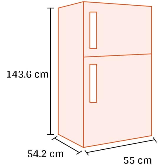 HISENSE RT267D4ADE 206 Lt Inox Δίπορτο Ψυγείο image 1