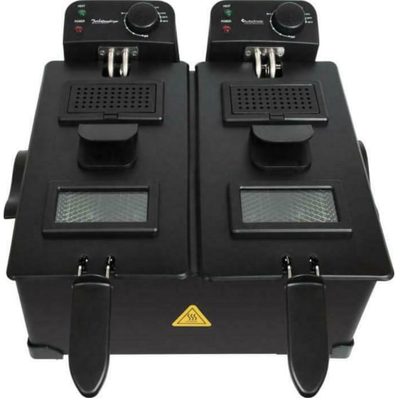 TURBOTRONIC TT-DF2 με Καπάκι 3600 W 6 L Μαύρο Φριτέζα Λαδιού image 0