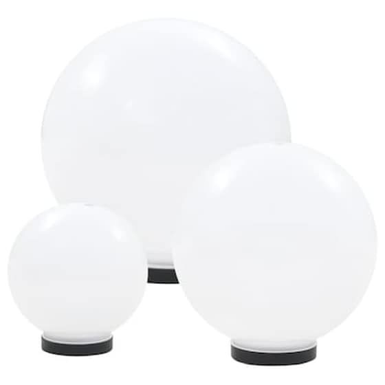 Vidaxl Φωτιστικά Μπάλα Led 3 Τεμ Σφαιρικά 20/30/40 Εκ. Ακρυλικά (pmma) image 2