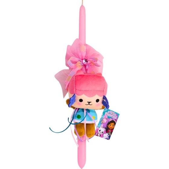 Λαμπάδα Gabby's Dollhouse Λούτρινο Baby Box - 18 cm image 0