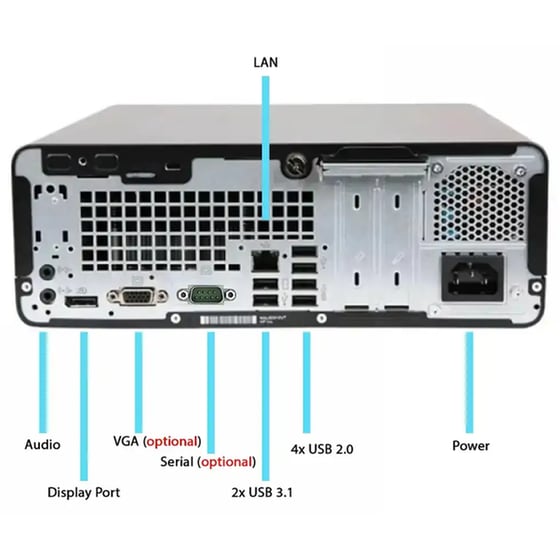 Refurbished Desktop HP Prodesk 400 G6 SFF (Intel Core i5-9500/8GB/256GB/HD Graphics 630/Win11Home) | Grade A image 1