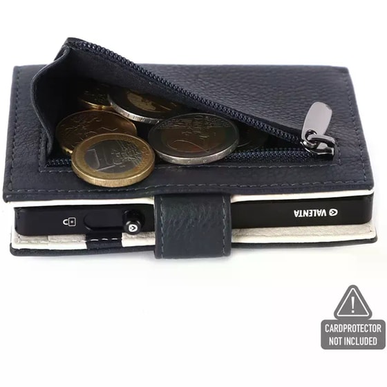 Θήκη Καρτών Valenta Leather Magsafe Luxe Navy image 6
