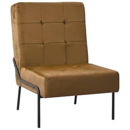Vidaxl Καρέκλα Χαλάρωσης 65 X 79 X 87 Καφέ Βελούδινη