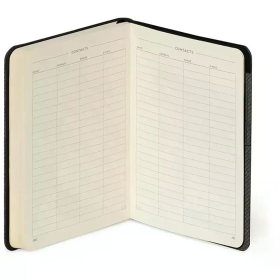 Σημειωματάριο Legami Ριγέ Small Deep Graphite image 5