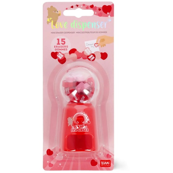 Σετ Γόμες Legami Mini σε Dispender Love Heart image 6