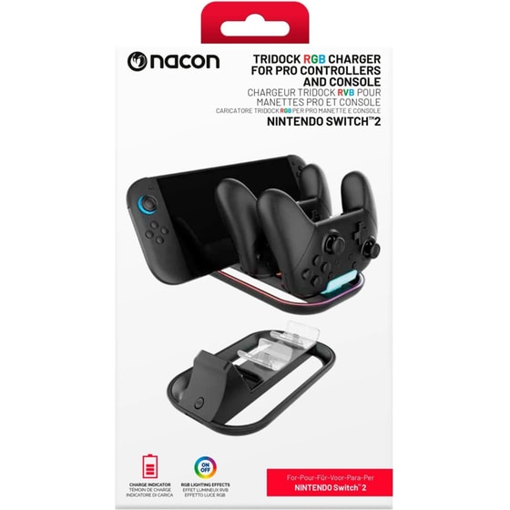Nacon Βάση Φόρτισης για Nintendo Switch 2 - Μαύρο image 3