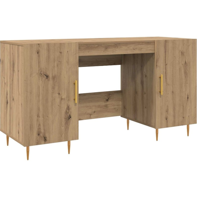 Γραφείο VidaXL από Επεξεργασμένο Ξύλο 140x50x75 cm - Artisan Δρυς