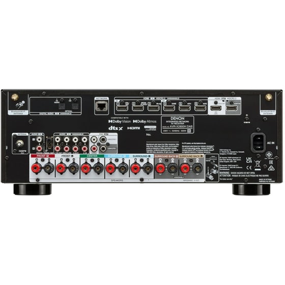 Denon AVR-X2800H DAB Ραδιοενισχυτής - Μαύρο image 3