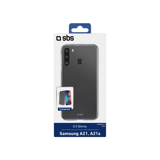 Θήκη Samsung Galaxy A21 - Sbs Skinny Cover - Transparent image 1
