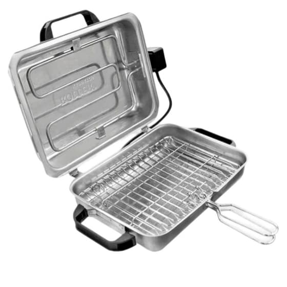 Ηλεκτρική Ψησταριά BBQ ROLLER 18/D 800 W Inox image 0