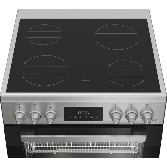 WHIRLPOOL W6V8LCSATX1 72 Lt Inox Ηλεκτρική Κουζίνα Κεραμική image 4