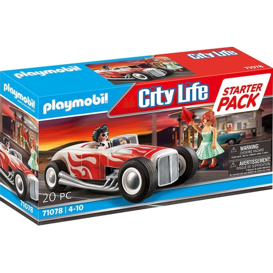 PLAYMOBIL® My Life Starter Pack Ζευγάρι με vintage αυτοκίνητο (71078) image 0