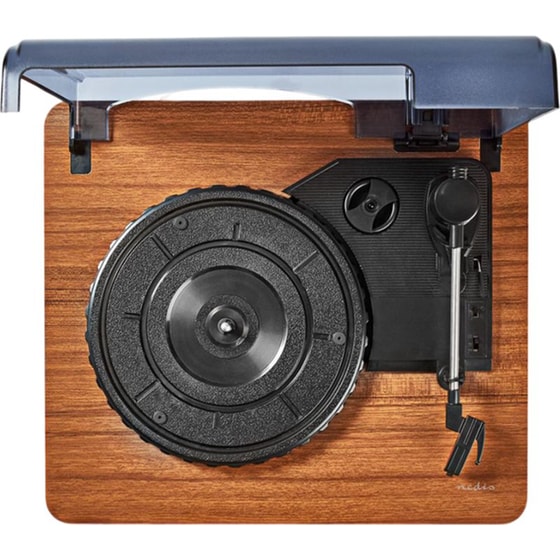 Πικάπ Nedis TURN200BN Με Ενσωματωμένα Ηχεία - Καφέ image 4