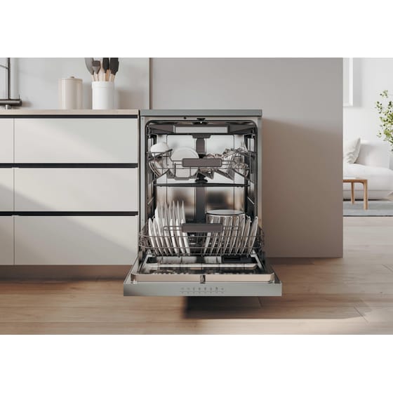 CANDY CF 4C5F1X για 14 Σερβίτσια Ασημί Πλυντήριο Πιάτων image 12