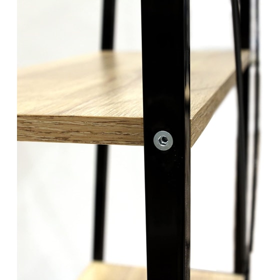 Βιβλιοθήκη Home Deco Factory από Μέταλλο 60x32.5x148 cm - Μπεζ image 4