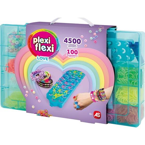 Plexi Flexi Love Μεγάλη Θήκη με 4500 Λαστιχάκια & 100 Αξεσουάρ image 8
