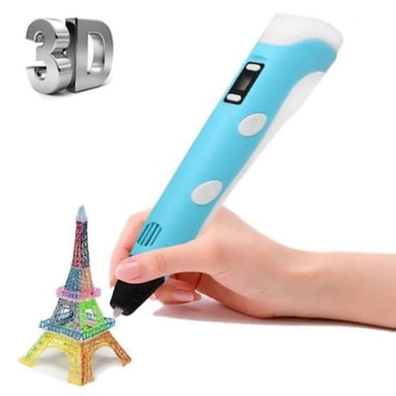 Στυλό Τρισδιάστατης Εκτύπωσης 0.7mm Οεμ - 3d Drawing Pen 2 Μπλε image 0