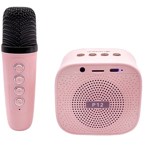 Party Speaker Lamtech BT5,4 Kids με Karaoke Rgb - Ροζ image 3