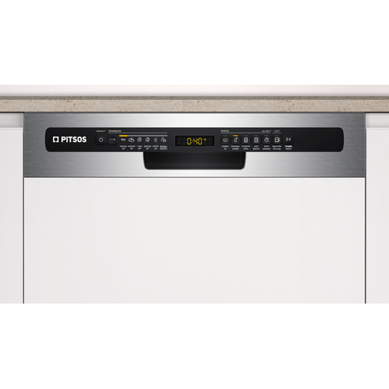 PITSOS DIF60I01 για 12 Σερβίτσια με Home Connect Εντοιχιζόμενο Πλυντήριο Πιάτων Inox image 1