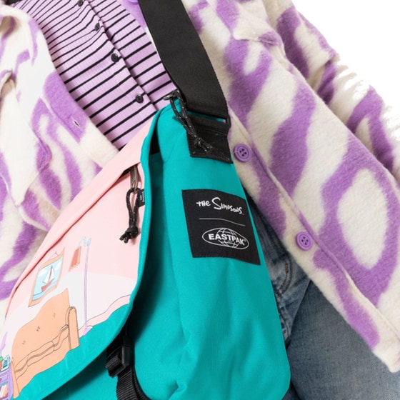 Τσάντα Ώμου Eastpak Delegate & The Simpsons Sofa 1 Θήκης Πολύχρωμο image 5