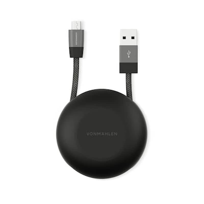 Καλώδιο δεδομένων Vonmählen The Luxury Cable Usb to Micro Usb 1m - Black