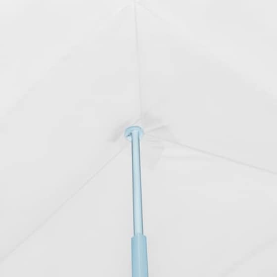 Vidaxl Τέντα Εκδηλώσεων Με 5 Τοιχώματα Πτυσσόμενη Pop-up Λευκή 3x9 Μ. image 3