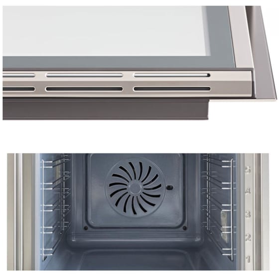 BERTAZZONI F605HERGKAC(GPL) 57 Lt Μπεζ Εντοιχιζόμενος Φούρνος Άνω Πάγκου Υγραερίου image 1