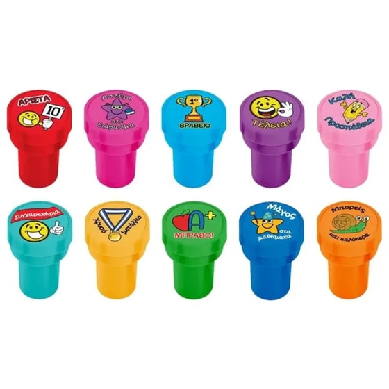 Σφραγίδα Επιβράβευσης The Littlies Στρόγγυλη Ελληνικά image 0