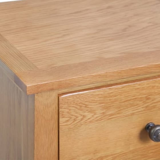 Vidaxl Συρταριέρα Ψηλή 45 X 32 X 110 Εκ. Από Μασίφ Ξύλο Δρυός image 2