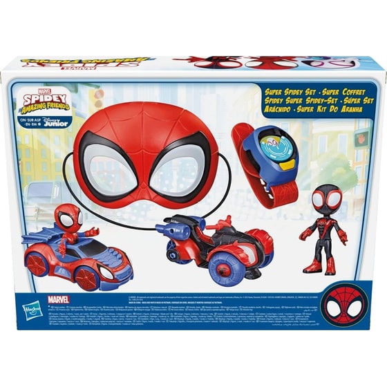 Hasbro Marvel Spidey & His Amazing Friends - Spidey Saf Vehicle Bundle (F6691) image 2
