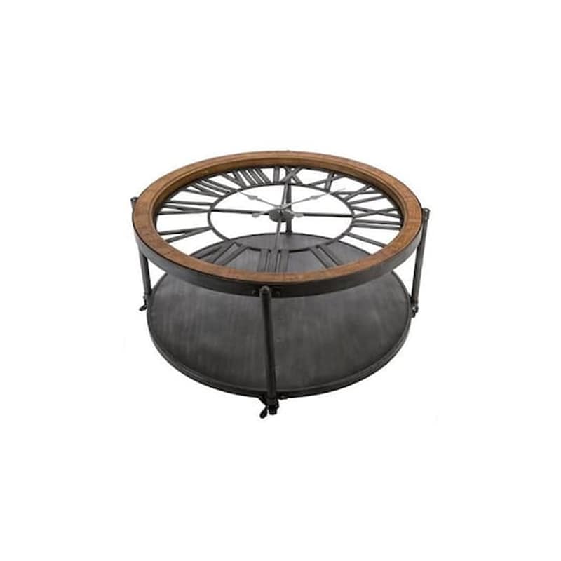 ARIA TRADE Τραπεζάκι Σαλονιού Aria Trade από Μέταλλο 89.5x47cm - Μαύρο