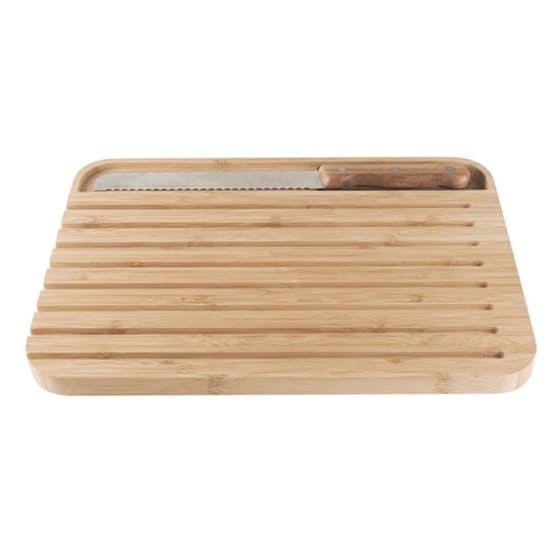 Επιφάνεια Κοπής Pebbly Ξύλινη 36x26cm - Καφέ image 0