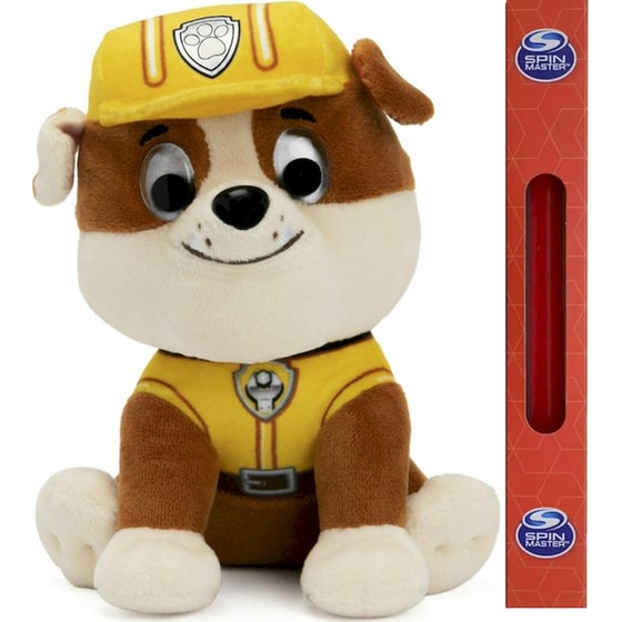 Παιχνιδολαμπάδα Spin Master Paw Patrol: Rubble Plush Toy Λούτρινο (15cm) (20131885) image 0