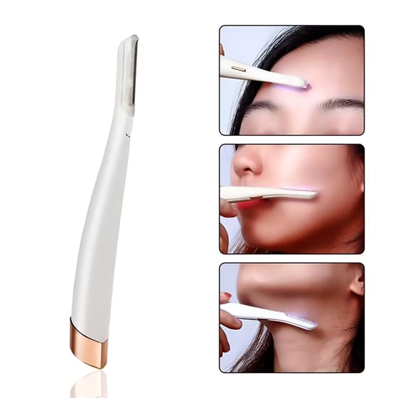 Συσκευή Αποτρίχωσης Epilator FLAWLESS DERMAPLANE GLO Λευκό image 2